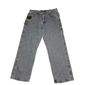 Wrangler Riggs Workwear Carpenter Jeans Mens Blue Denim Hammer Loop 36 x 30